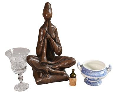 Lot 67 - Leonardo Art Works inc bronzed resin figure,...