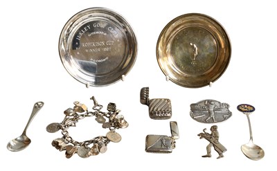 Lot 92 - A Collection of Assorted Silver and Silver...