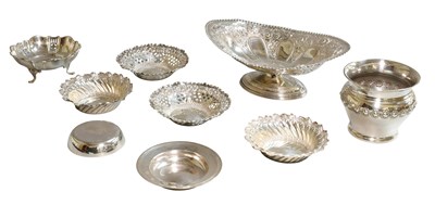 Lot 99 - A Collection of Assorted Silver Bowls and...