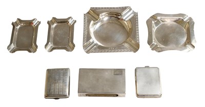 Lot 131 - A Collection of Assorted Silver Smoking...
