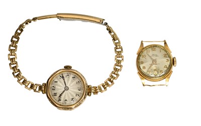 Lot 297 - A Lady's 9 carat Gold Wristwatch, manual wound...