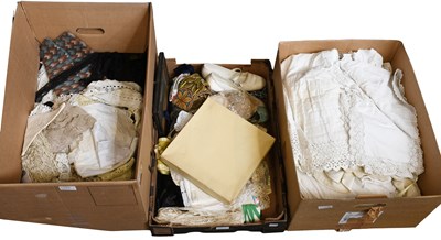 Lot 1025 - Assorted White Cotton Baby Robes, cape,...