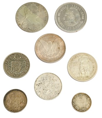 Lot 398 - A Small Assortment of World Silver Coins, to...