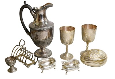 Lot 182 - A Collection of Assorted Silver and Silver...