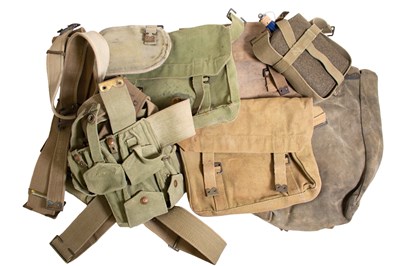 Lot 240 - Ten Pieces of 1908 Webbing Equipment,...