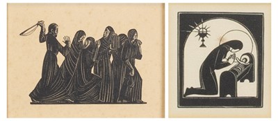 Lot 1191 - Eric Gill ARA, RDI (1882-1940) "Madonna and...