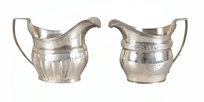 Lot 62 - Two George III Silver Cream-Jugs, One by...