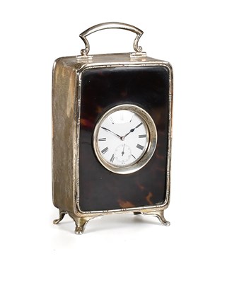 Lot 63 - A George V Silver and Tortoiseshell-Mounted...