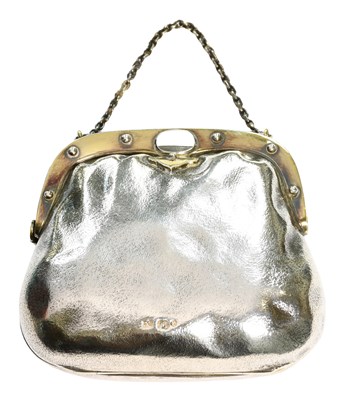 Lot 102 - A Russian Parcel-Gilt Silver Purse, St...