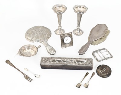 Lot 152 - A Collection of Assorted Silver, including...