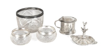 Lot 157 - Assorted Silver and Silver-Mounted Items, the...
