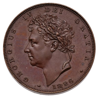 Lot 83 - George IV, Bronzed Proof Farthing 1826, (Peck...