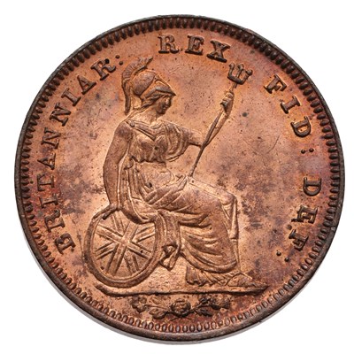 Lot 85 - George IV, Third Farthing 1827, (Peck 1453,...