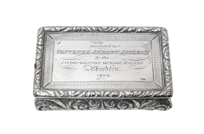 Lot 2058 - A Victorian Silver Snuff-Box