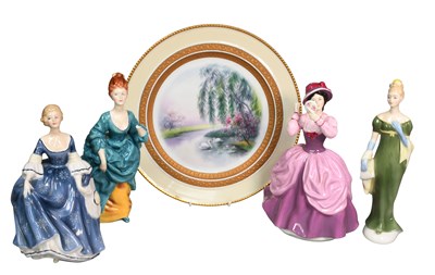 Lot 200 - Royal Doulton Porcelain Figures of Ladies,...