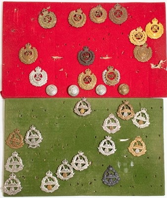 Lot 112 - Fourteen Cap Badges to the East Lancashire...