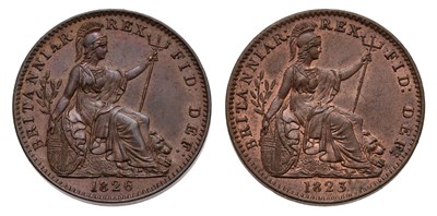 Lot 82 - George IV, Farthing 1823, first issue, (Peck...