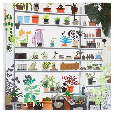 Lot 1169 - Jonas Wood (b.1977) American "Large Shelf...