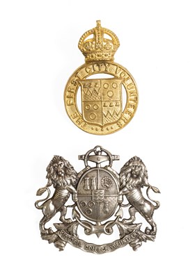 Lot 115 - Two South African Cap Badges, one in white...