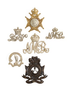 Lot 118 - Six South Africa Headdress Badges, one to...