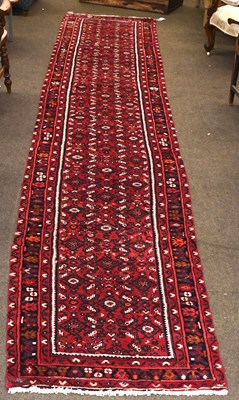 Lot 1097 - Hosseinabad Runner, the raspberry field of...