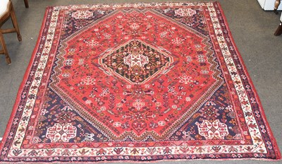 Lot 1103 - Kashgai Carpet, the field with animals and...