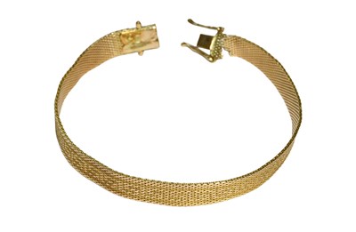 Lot 514 - A Woven Bracelet, with Greek key motifs...