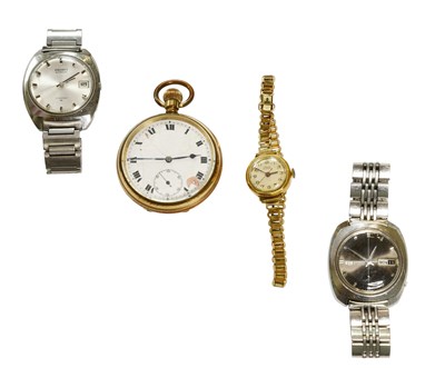 Lot 430 - A Stainless Steel Automatic Day/Date Seiko 5...