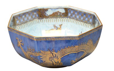 Lot 25 - A Wedgwood Porcelain Ordinary Lustre Octagonal...