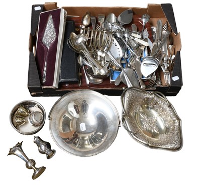 Lot 203 - A Collection of Assorted Silver and Silver...