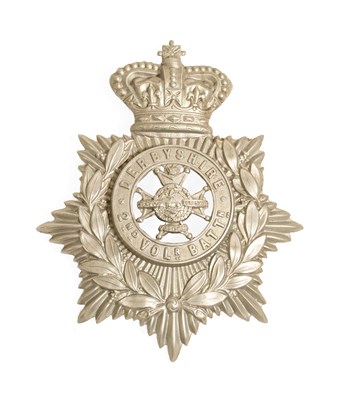 Lot 121 - A Victorian Helmet Plate to the 2nd Volunteer...