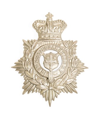 Lot 122 - A Victorian Helmet Plate to the 2nd...