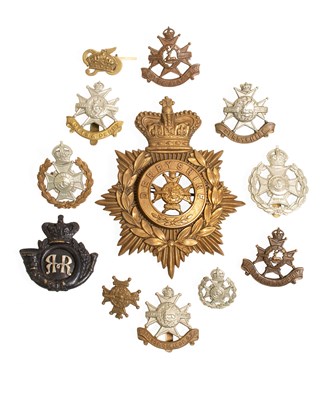 Lot 53 - A Victorian OR's Helmet Plate to the...