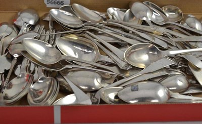 Lot 109 - Collection of silver teaspoons