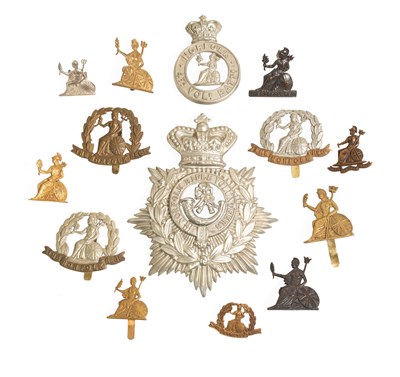 Lot 125 - A Victorian Helmet Plate to the Norfolk Rifle...