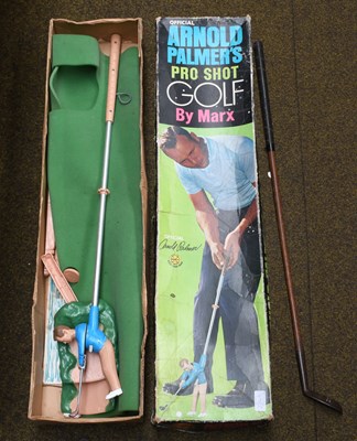 Lot 220 - Arnold Palmer Pro shot Golf by Marx, boxed,...