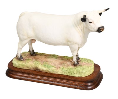 Lot 1085 - Border Fine Arts 'White Park Bull', model No....