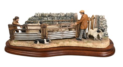Lot 1074 - Border Fine Arts 'Shedding Lambs', model No....