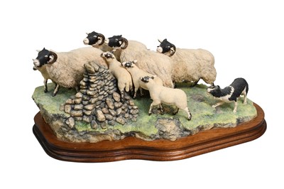 Lot 1063 - Border Fine Arts 'Gathering in the Strays'...