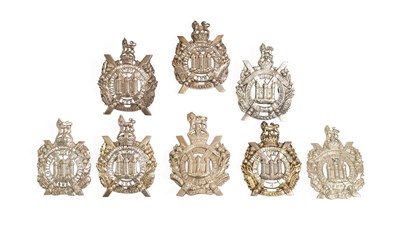 Lot 134 - A Victorian Helmet Badge to the King's Own...