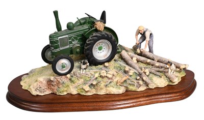 Lot 1020 - Border Fine Arts 'Hauling Out' (Field Marshall...