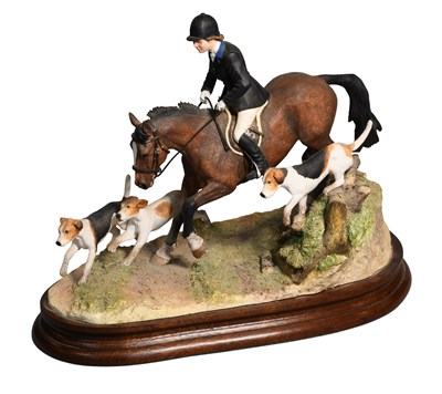 Lot 1035 - Border Fine Arts 'Following To Hounds', model...