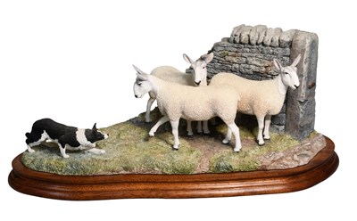 Lot 1079 - Border Fine Arts 'Stand Off' (Border Collie...