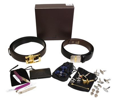 Lot 1036 - Assorted Gents Dressing Accessories,...