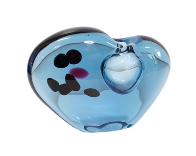 Lot 653 - Vladimir Jelinek for Skrdlovice: A Heart Glass...