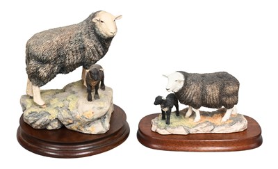 Lot 1065 - Border Fine Arts 'Herdwick Ewe and Lamb'...