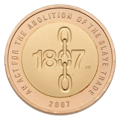 Lot 207 - UK, Gold Proof Two Pounds 2007, The Abolition...