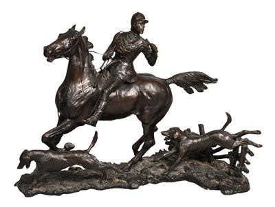 Lot 419 - David Geenty (B.1945) "Doubling the Horn",...