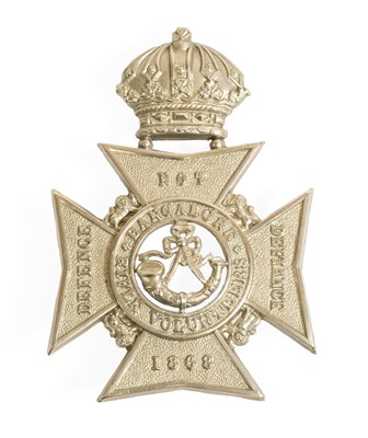 Lot 137 - A Victorian OR's Helmet Plate to the Bangalore...