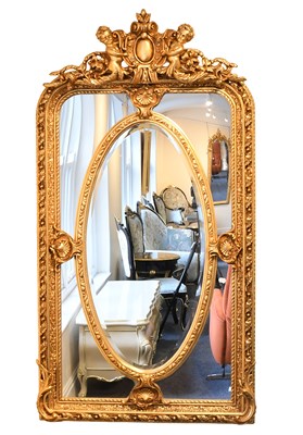 Lot 1501 - A Large Neo-Classical Gilt Framed Sectional...